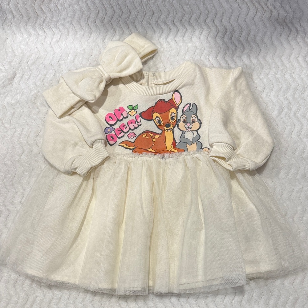 6-9M Cream Bambi Tulle Dress